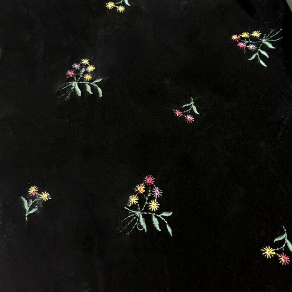 Silk Club Silk Floral Jacket & Coordinating Plisse Top Size L - Picture 3 of 8